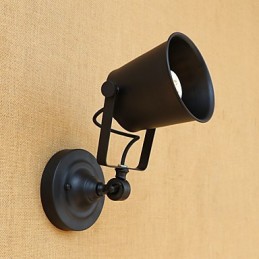 Peinture rétro rustique de style mini pour protection des yeux, éclairage d'ambiance mural