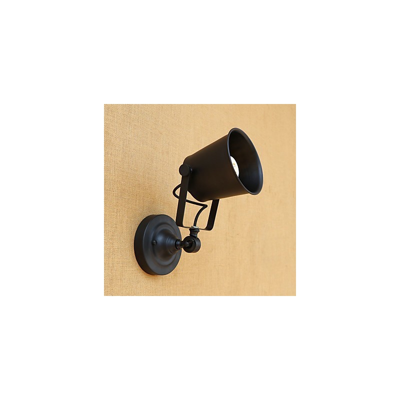 Peinture rétro rustique de style mini pour protection des yeux, éclairage d'ambiance mural