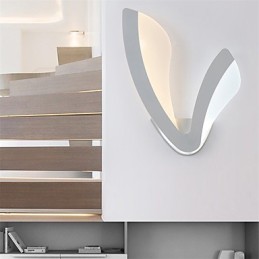 Appliques murales modernes Style simplicité Éclairage acrylique Salon Couloir Chambre Chambres d'hôtel Lampe de chevet