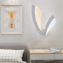 Appliques murales modernes Style simplicité Éclairage acrylique Salon Couloir Chambre Chambres d'hôtel Lampe de chevet