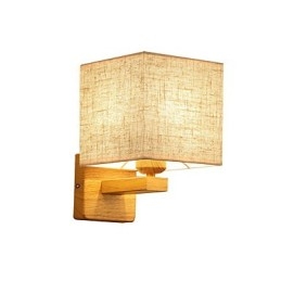 Lampe de table minimaliste en bois massif, lampe de chevet, lampe de bureau