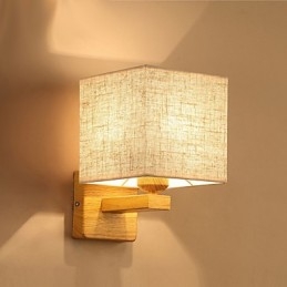 Lampe de table minimaliste en bois massif, lampe de chevet, lampe de bureau