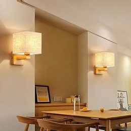 Lampe de table minimaliste en bois massif, lampe de chevet, lampe de bureau