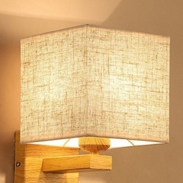 Lampe de table minimaliste en bois massif, lampe de chevet, lampe de bureau