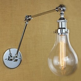 Lampes à bras pivotant de style mini, style rétro, galvanisées