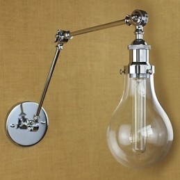 Lampes à bras pivotant de style mini, style rétro, galvanisées