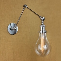 Lampes à bras pivotant de style mini, style rétro, galvanisées
