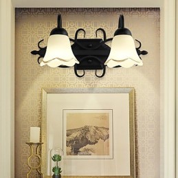 Applique murale rustique galvanisée pour salle de bain