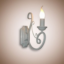 Lampe à bougie, lampe de chevet, lampe murale, couloir en fer, lampe à miroir pastorale créative