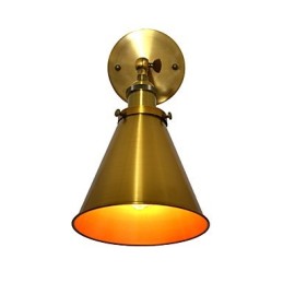 Applique murale en fer forgé, lampe sabre laser noire muette sur le mur