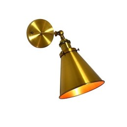 Applique murale en fer forgé, lampe sabre laser noire muette sur le mur
