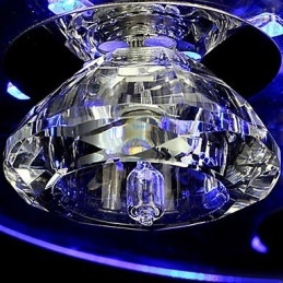 Lustre moderne en cristal Living 3 lumières