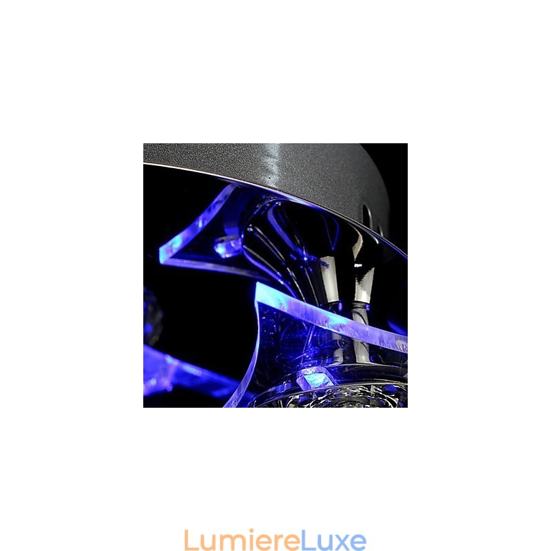 Lustre moderne en cristal Living 3 lumières