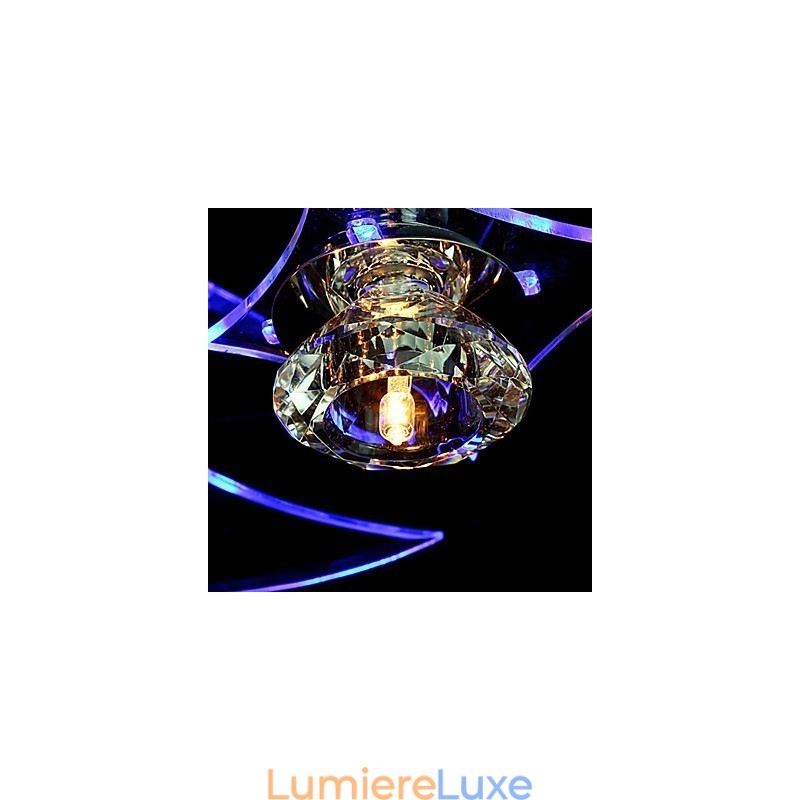 Lustre moderne en cristal Living 3 lumières