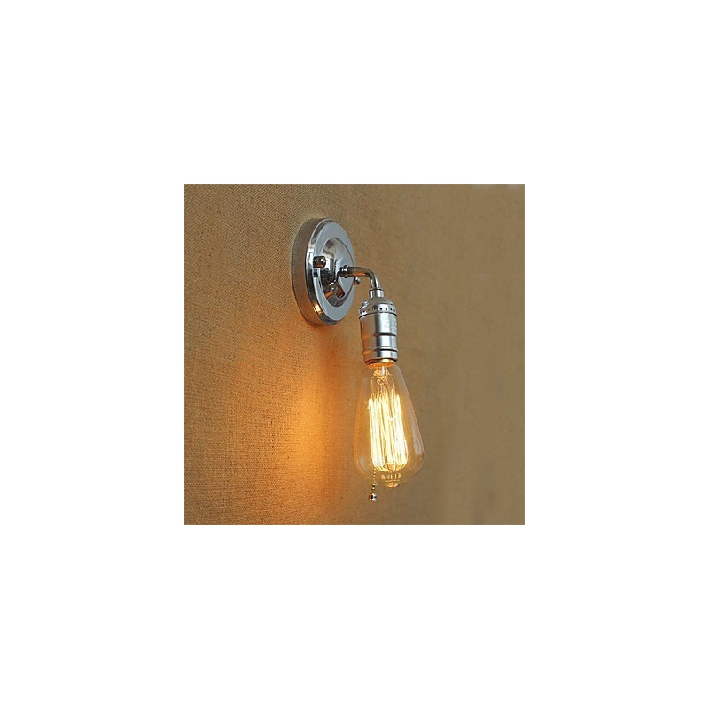 Applique murale rétro style loft Edison, luminaire décoratif d'intérieur, idéal pour une chambre à coucher, un couloir, un salon ou une chambre à coucher