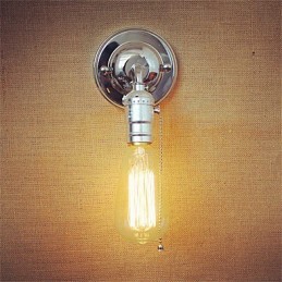 Applique murale rétro style loft Edison, luminaire décoratif d'intérieur, idéal pour une chambre à coucher, un couloir, un salon ou une chambre à coucher