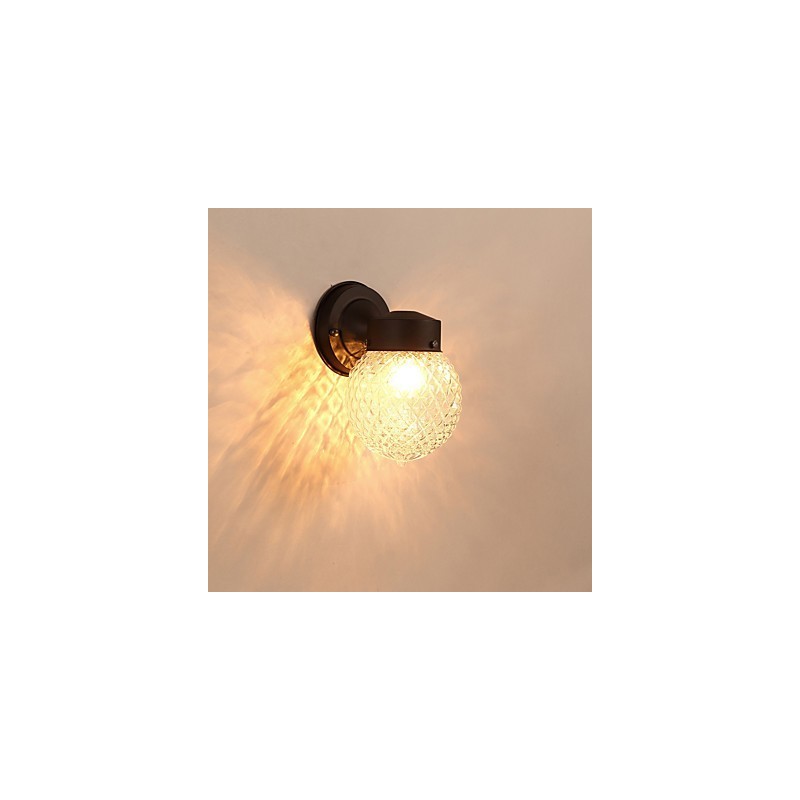 Applique murale moderne contemporaine finition oxyde noir pour appliques murales d'ambiance de style mini