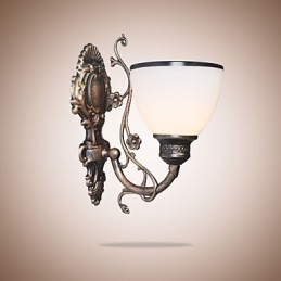 Applique murale américaine simple, lampe de chevet, lampe décorative de salon, lampe murale créative en fer forgé de style européen