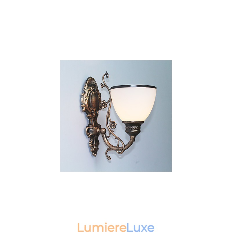 Applique murale américaine simple, lampe de chevet, lampe décorative de salon, lampe murale créative en fer forgé de style européen