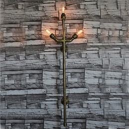 Peinture contemporaine moderne intégrée pour appliques murales à lumière ambiante
