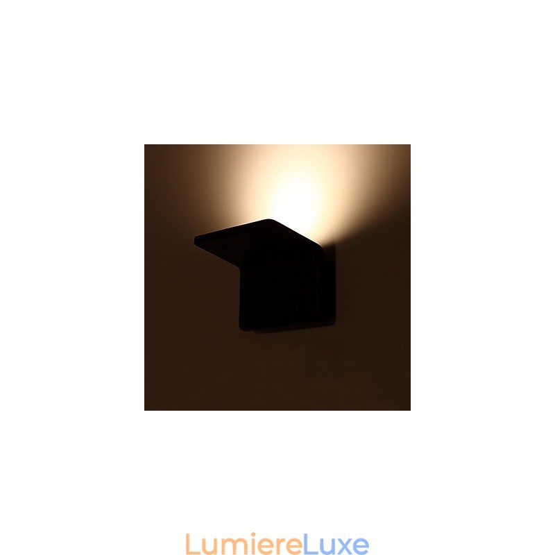 Peinture contemporaine moderne intégrée pour appliques murales à lumière ambiante