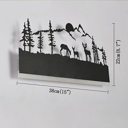 Fonction intégrée pour appliques murales à lumière ambiante