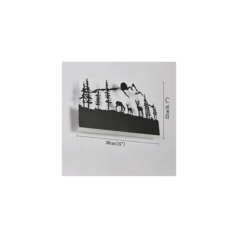 Fonction intégrée pour appliques murales à lumière ambiante