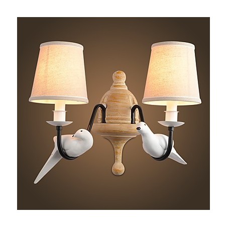 Applique murale rustique simple et vintage avec lumière ambiante Applique murale rustique simple et vintage avec lumière ambiante