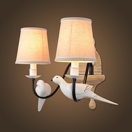 Applique murale rustique simple et vintage avec lumière ambiante