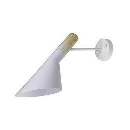 Applique murale en fer forgé, lampe sabre laser noire muette sur le mur