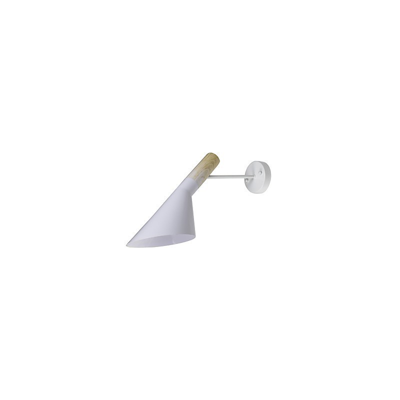 Applique murale en fer forgé, lampe sabre laser noire muette sur le mur