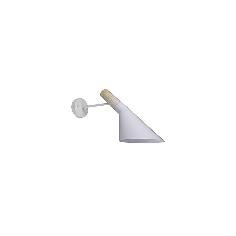 Applique murale en fer forgé, lampe sabre laser noire muette sur le mur