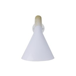 Applique murale en fer forgé, lampe sabre laser noire muette sur le mur