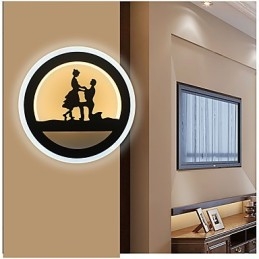 Lampe de chevet décorative pour chambre à coucher, salon créatif, couloir, lampe murale moderne et minimaliste