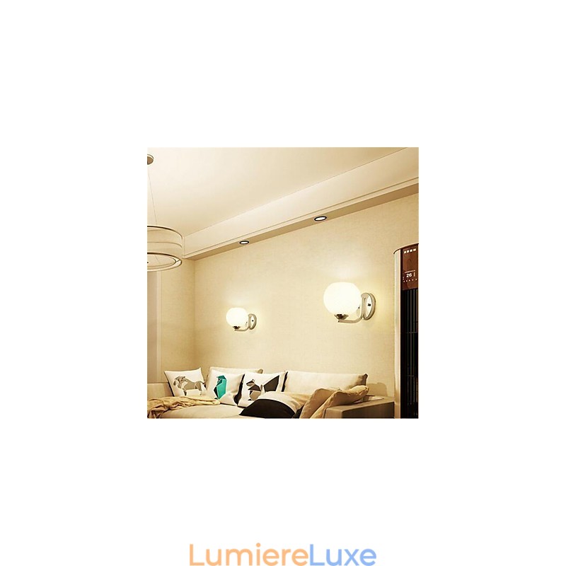 Applique murale à bras pivotant, design moderne et contemporain, avec fonction galvanoplastie, pour la protection des yeux et la lumière ambiante