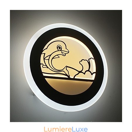 Applique murale moderne et minimaliste pour chambre à coucher, lampe de chevet créative pour enfants, lampe d'escalier en acrylique Applique murale moderne et minimaliste pour chambre à coucher, lampe de chevet créative pour enfants, lampe d'escalier en acrylique
