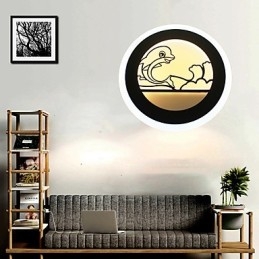 Applique murale moderne et minimaliste pour chambre à coucher, lampe de chevet créative pour enfants, lampe d'escalier en acrylique