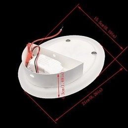 Applique murale ronde en acrylique sculpté prune, lampe de chevet, éclairage de couloir, blanc chaud, AC 220 V