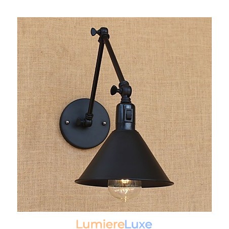 Lampe de bureau rétro de style mini avec bras pivotant et protection des yeux Lampe de bureau rétro de style mini avec bras pivotant et protection des yeux