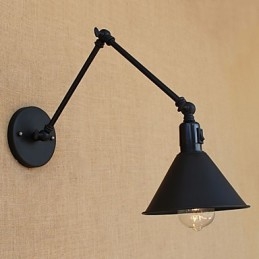 Lampe de bureau rétro de style mini avec bras pivotant et protection des yeux
