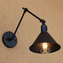 Lampe de bureau rétro de style mini avec bras pivotant et protection des yeux