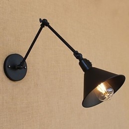 Lampe de bureau rétro de style mini avec bras pivotant et protection des yeux