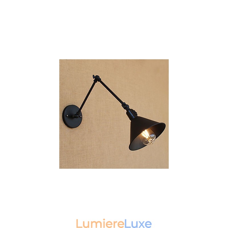 Lampe de bureau rétro de style mini avec bras pivotant et protection des yeux