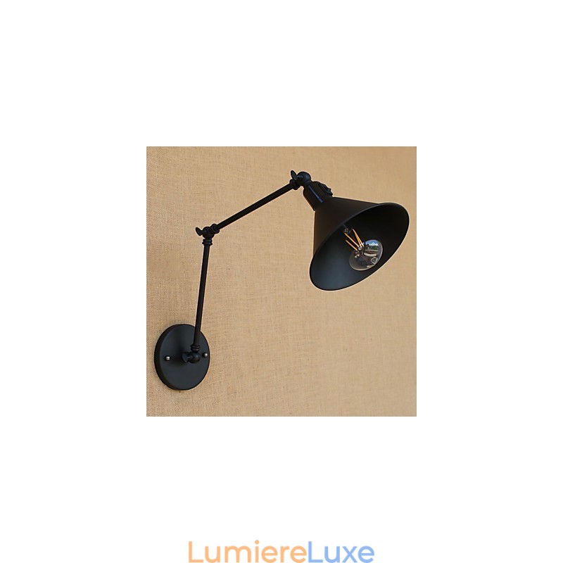 Lampe de bureau rétro de style mini avec bras pivotant et protection des yeux