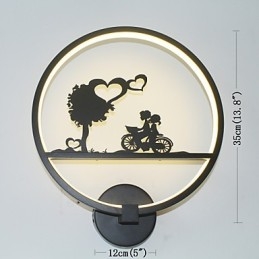 Applique murale en aluminium, design moderne et minimaliste, luminaire décoratif d'intérieur, idéal pour un salon, un balcon ou un couloir