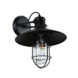 Applique murale, applique murale, lampe sabre laser noire muette sur le mur