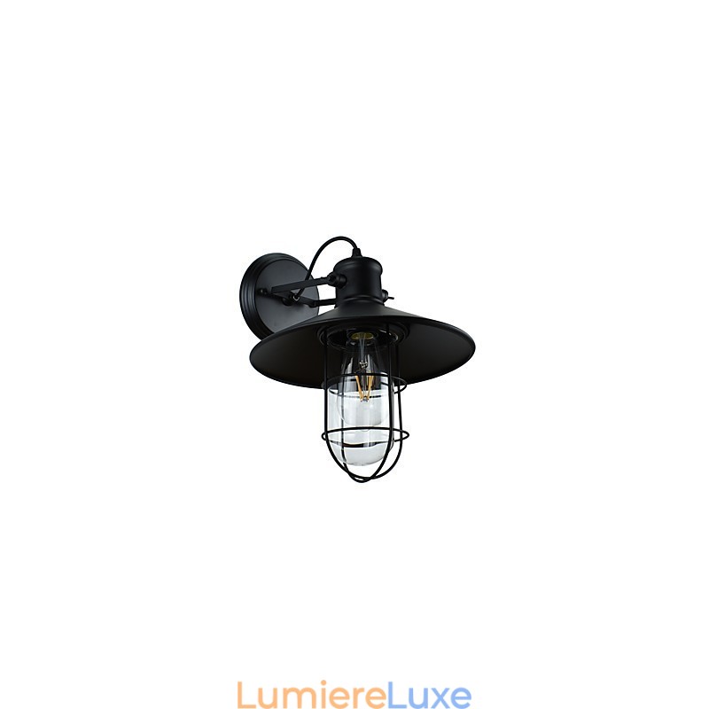 Applique murale, applique murale, lampe sabre laser noire muette sur le mur