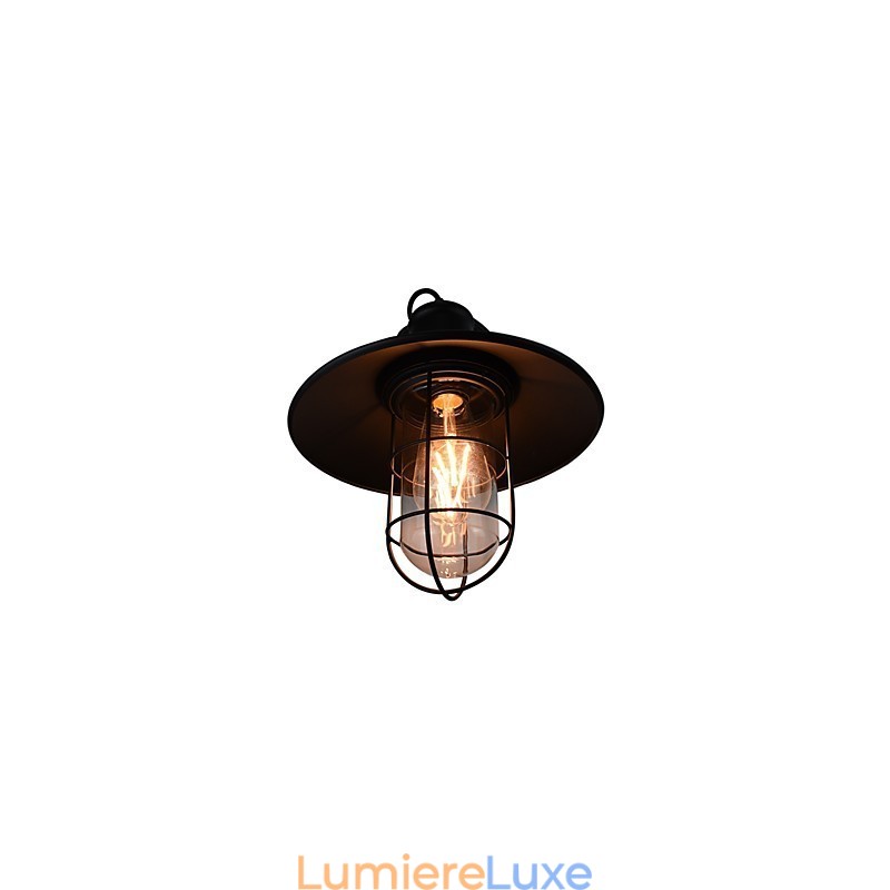 Applique murale, applique murale, lampe sabre laser noire muette sur le mur