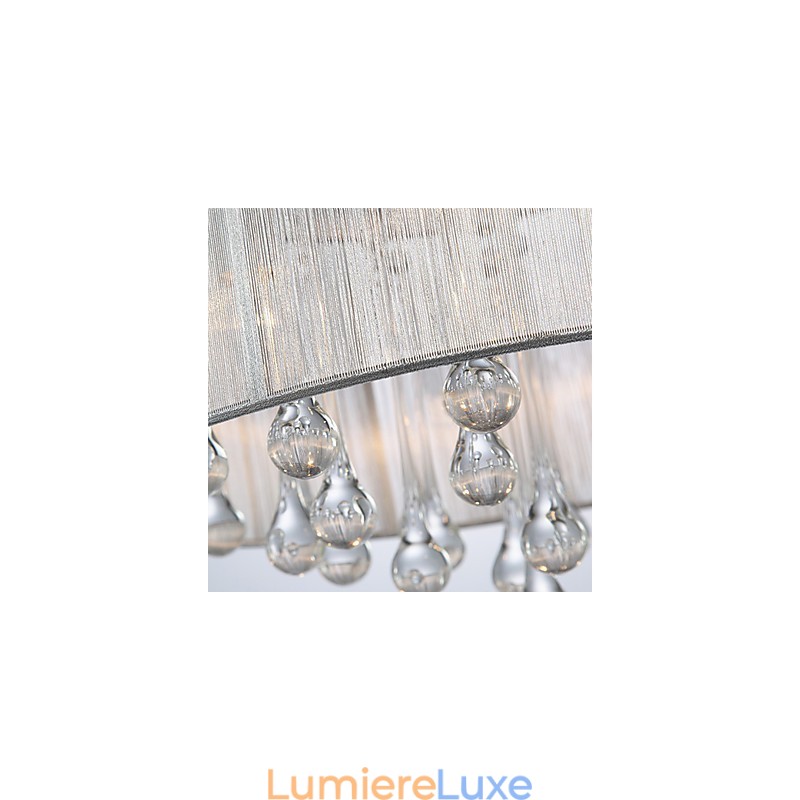 Plafonnier moderne en cristal à 4 lumières