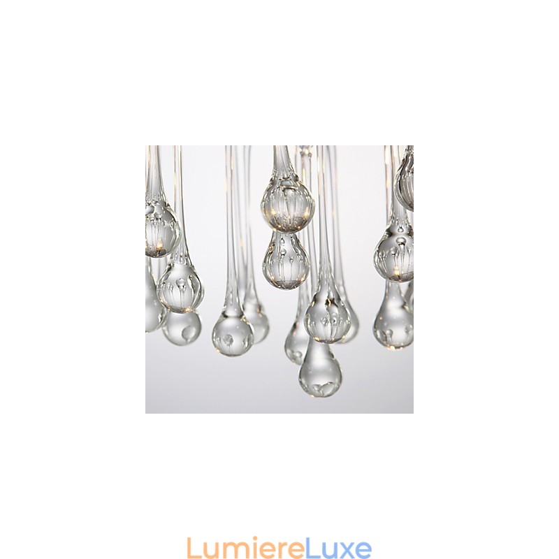 Plafonnier moderne en cristal à 4 lumières